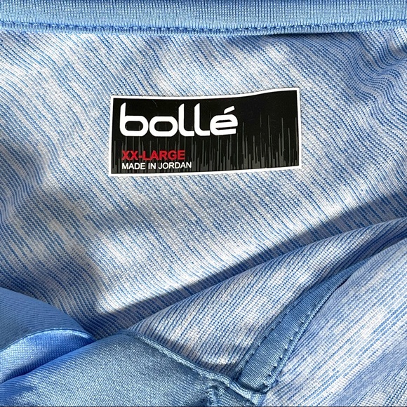Bolle 2X Blue Short Sleeved Golf Polo Shirt - Picture 6 of 9